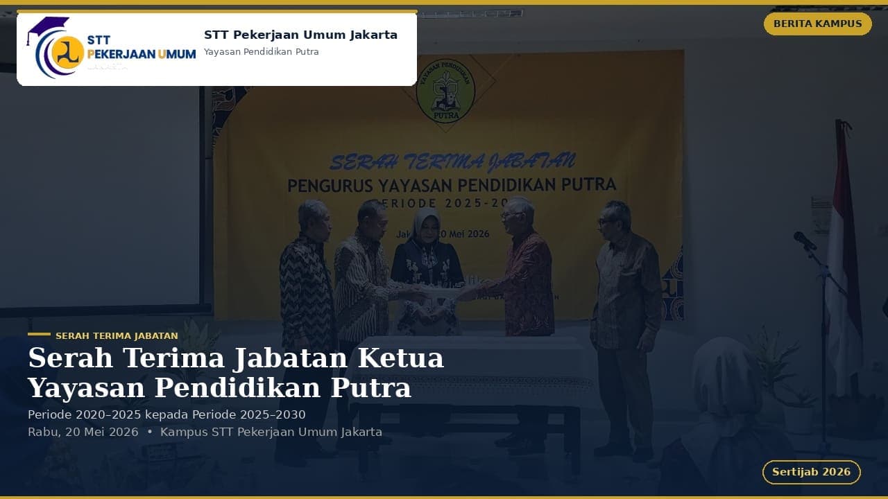 Tongkat Estafet Kepemimpinan Yayasan Pendidikan Putra Resmi Beralih